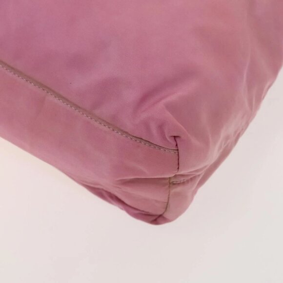 PRADA Tote Bag Nylon 2Set Gray Pink Auth 138061 - Picture 16 of 16